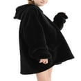 thumbnail image 4 of Chandail à Capuchon Parent-Enfant Chaud en Laine d'Agneau, Impression Mode, Tenue d'Intérieur, Vêtements de Fête, 4 of 6
