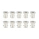 thumbnail image 3 of Conector BNC, 10 piezas BNC hembra Conector de cable de radio Adaptador coaxial RF Innovación moderna, 3 of 8