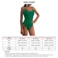 thumbnail image 4 of Traje De Baño ANGGREK De Una Pieza Tirantes Finos De Corte Alto Cuello En V Elegante Para Fiesta En La Playa, 4 of 5