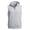 Light Gray, variant on Men'S Full Zip Sleeveless Hoodie With Front Pocket Lightweight Breathable Athletic Workout Vest For Gym Training And Daily Casual Wear,Dark Gray,M