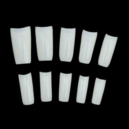 500pcs Natural Color Plastic French Style False Nail Tips Manicure 500pcs Natural Color Plastic French Style False Nail Tips Manicure