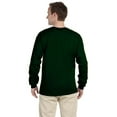 thumbnail image 2 of The Gildan Adult Ultra Cotton 6 oz Long Sleeve T-Shirt - FOREST GREEN - M, 2 of 4
