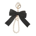 thumbnail image 1 of Llavero Qarigey Nuevo Gran Bowknot Perla Metal Llaves Anillo Accesorio Colgante Elegante Sólido Tipo-06, 1 of 6