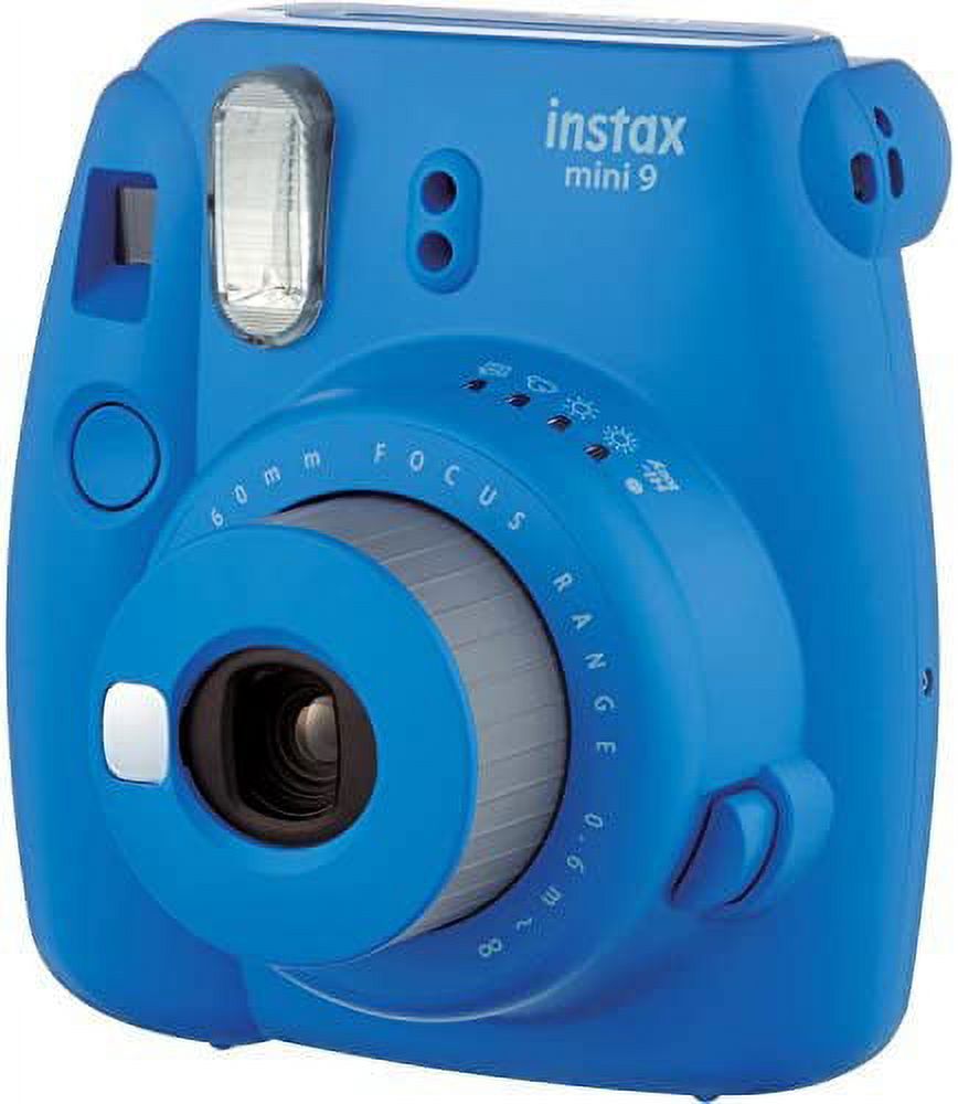 Fujifilm Instax Mini 9 (Cobalt Blue) Instant Camera with Mini Film Twin Pack - image 2 of 3