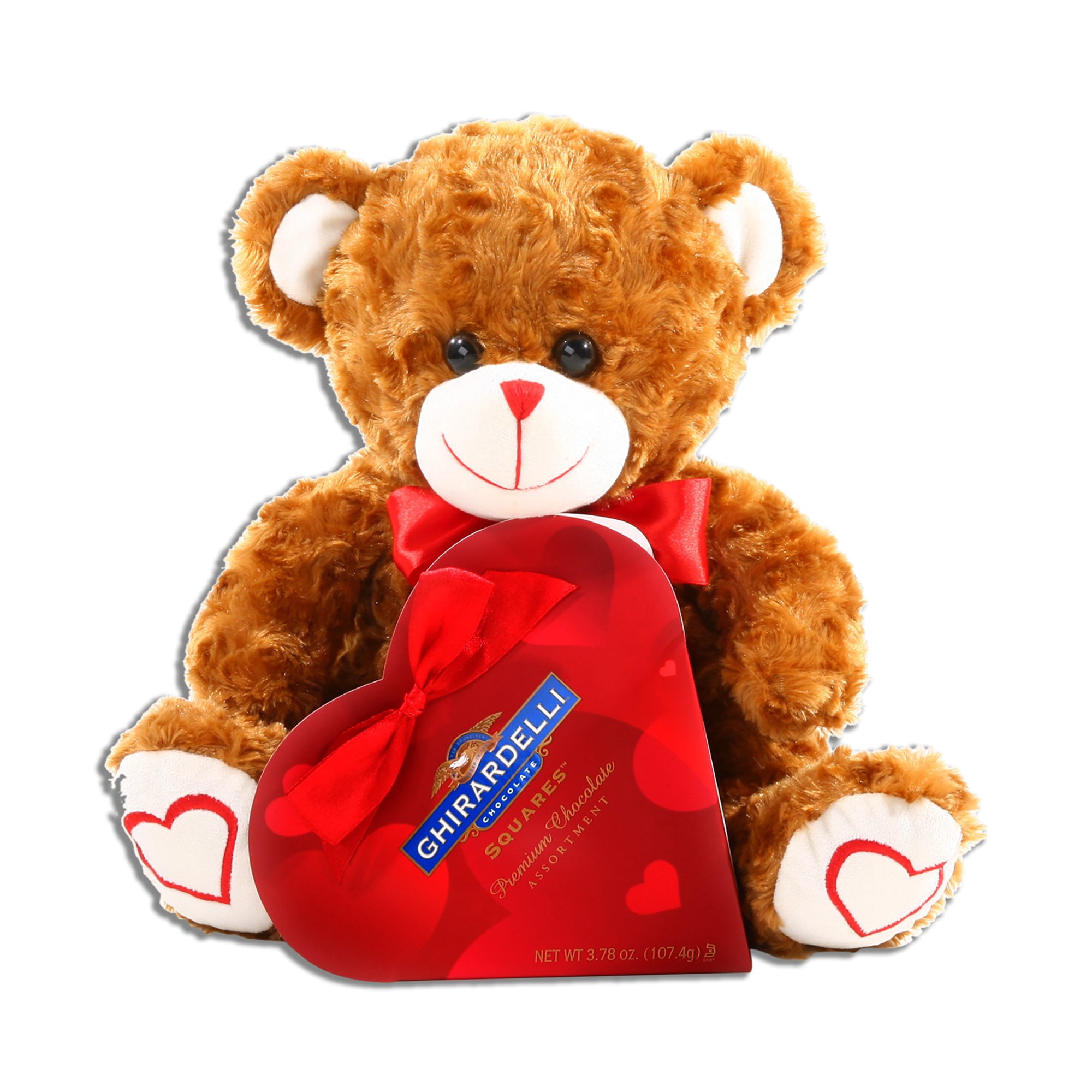 Alder Creek Valentine Teddy Bear & Chocolates Gift Set, 2 pc