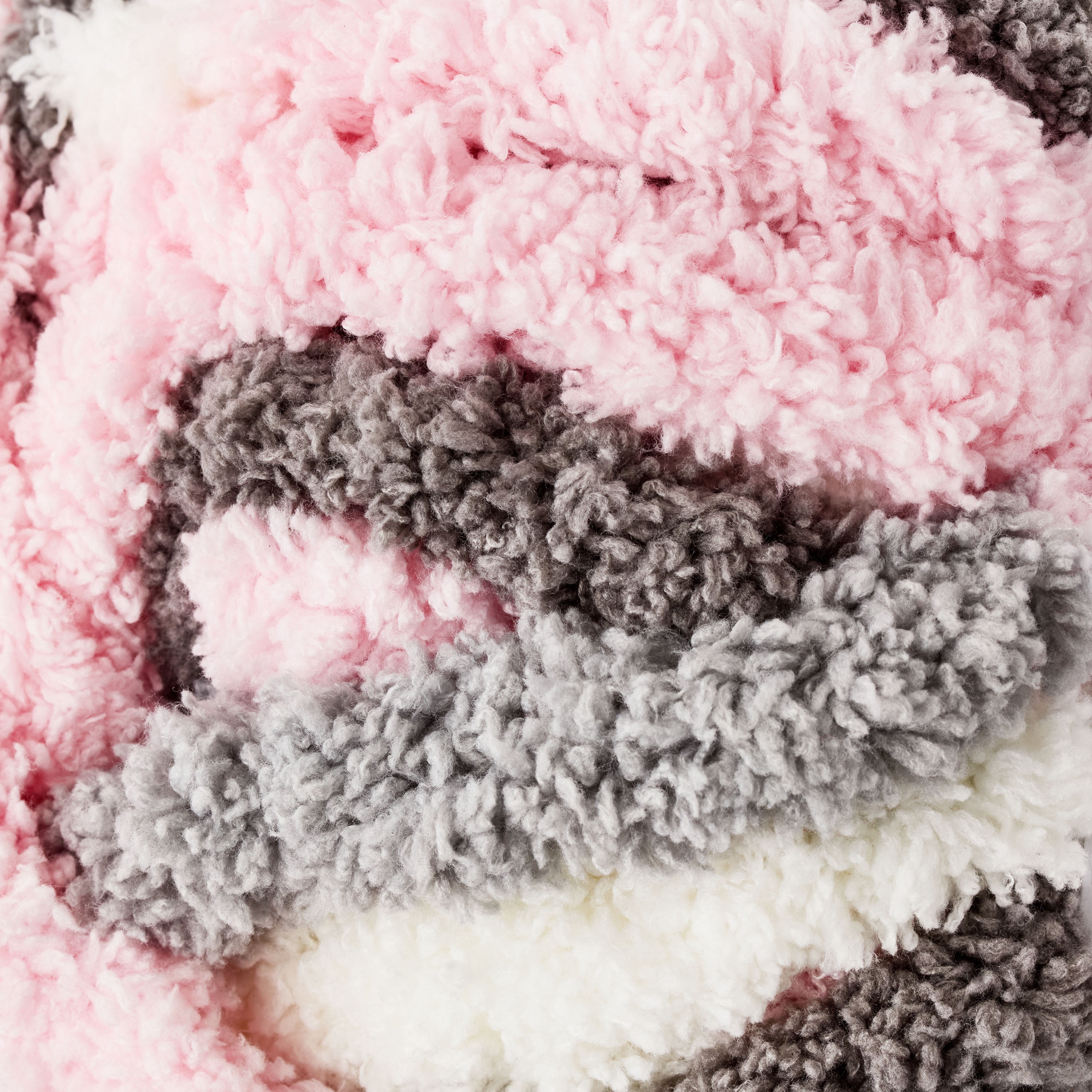 Mainstays Chunky Chenille Yarn, 31.7 yd, Sleepy Skies Multi, 100% Polyester, Super Bulky, Pack of 4