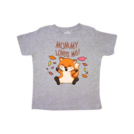 

Inktastic Mommy Loves Me!- cute baby fox Gift Toddler Boy or Toddler Girl T-Shirt