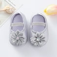 thumbnail image 5 of RMGVDSD Baby Walker Shoes Baby Girls Soft Sole Bowknot Princess Wedding Dress Flats Toddler Princess Shoes Baby Shoes Soft Cute Baby Shoes For 0-3 Months, 5 of 6