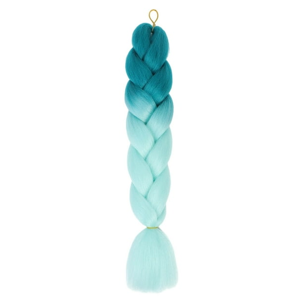 100 g cada uno, 24 pulgadas, cabello sintético trenzado resistente al calor, versátil para extensiones de cabello y trenzas de ganchillo.