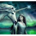 thumbnail image 1 of Licorne et une Dame - Peinture Diamant DIY, 1 of 6