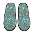 thumbnail image 2 of KLL Cute Conch Slippers for Women Men House Slip on Indoor Outdoor Bedroom Furry Fleece Lined Ladies Comfy Anti-Skid Rubber Hard Sole-Medium, 2 of 8