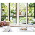 thumbnail image 2 of SEWACC Window Decals Transparent PVC Removable Decoration for Home 1Pcs, 2 of 8