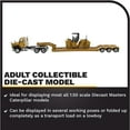 thumbnail image 3 of Cat Caterpillar CT660 Day Cab w/Lowboy Trailer & CB-534D XW Vibratory Asphalt Compactor Core Classics 2 pc Set 1/50 Models Diecast Masters 85601 C, 3 of 8