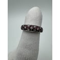 thumbnail image 4 of Dreamofdazzles Jewels 2.00 Ctw Round Cut Red Ruby & Diamond Wedding Anniversary Flower Band Ring 14K White Gold Plated 925 Sterling Silver 925 Sterling Silver -8.5, 4 of 4