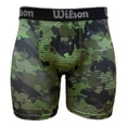 thumbnail image 1 of Bóxer Wilson para Hombre, Camuflaje Verde Talla M, 1 of 3