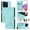 Green, variant on Flip case for GANGXUN Ulefone Note 20 Pro Wallet Case with Kickstand, Card Slots, RFID Block, Cat Design