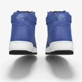 thumbnail image 4 of $250 NEW Mens Ni&ke Air Force 1 High Black & Royal Blue Custom Leather BB Shoes, 4 of 6