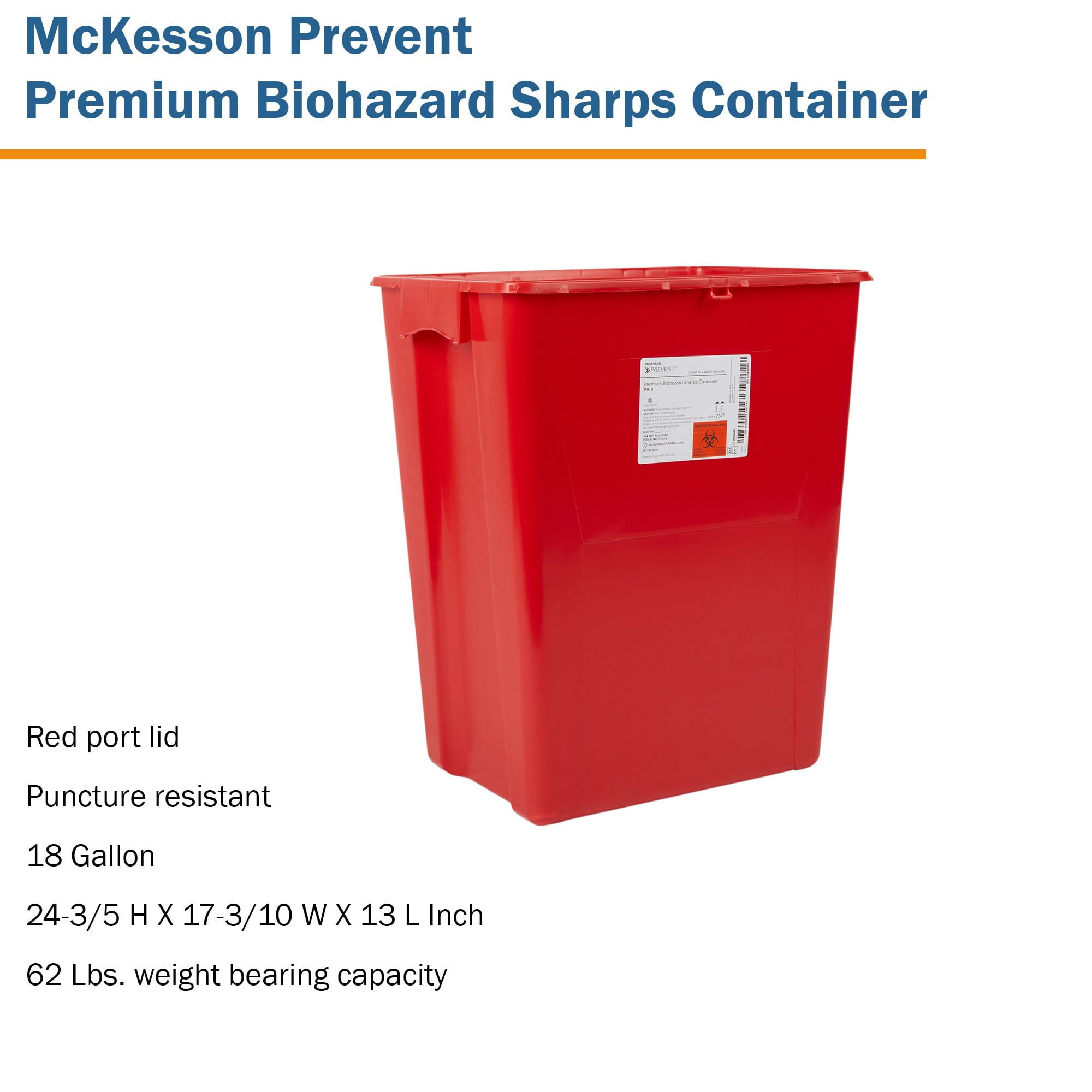 Container,sharps,leak-resistant,w\lid-M
