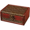 thumbnail image 5 of ABCISI Wooden Treasure Box- Treasure Chest for Trinkets,Taro Cards,Presents and Home Decoration,Vintage Wooden Keepsake Case Trinket Box Jewelry Storage,Color#2, 5 of 11