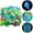 Quantity:100, variant on Glowing Stones Luminous Pebbles Glow in The Dark Rocks Decorative Resin Stones for Garden Aquarium Walkways Decoration