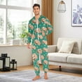 thumbnail image 3 of joogoo Sloth on Tree Branch Unisex Adults Onesies Pajamas Jumpsuits L, 3 of 7