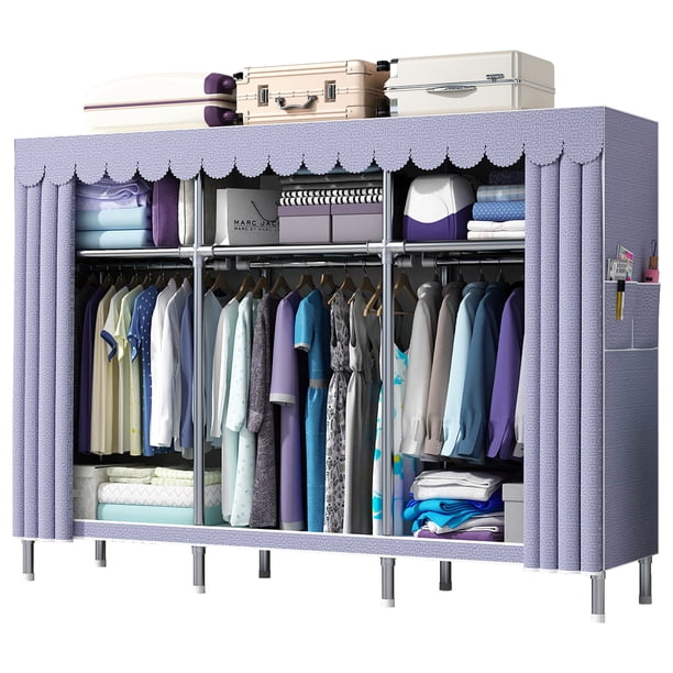 Closet Organizador Ropa 245cm color gris