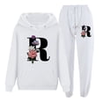 thumbnail image 1 of Sudadera con capucha para mujer, sudadera informal estampada de manga larga, chaqueta con bolsillo, traje deportivo Wmkox8yi  bvn2242, 1 of 4