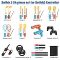 thumbnail image 2 of Set de accesorios RunSnail 24 en 1 para Nintendo Switch 2, 2 of 9