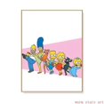 thumbnail image 3 of Cuadro sobre lienzo de anime clásico Los Simpson, imágenes artísticas de pared, carteles de dibujos animados e impresiones para la sala de estar, el dormitorio de los niños, la decoración del hogar, 3 of 5