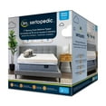 thumbnail image 2 of SERTAPEDIC Memory Foam Mattress Topper, Queen, Cooling COPPERGEL, 4 Inch, Off White, 2 of 7