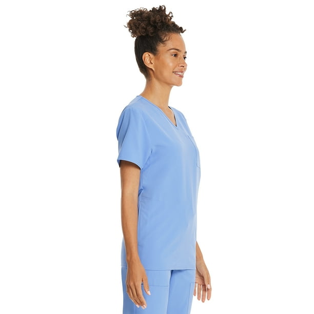 Scrubstar Unisex Core Essentials V-Neck Scrub Top WM03T921 - Walmart.com