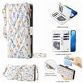 thumbnail image 2 of Tianyeda for Samsung Galaxy A15 Case Wallet Card Holder Zipper Leather Flip Cover Crossbody Wrist Strap with Stand A2, 2 of 5