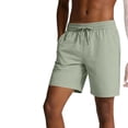 thumbnail image 2 of Mens All Day Comfy Pull-On Shorts 7" - Golf Casual Elastic Waist Quick Dry Cooling Shorts for Athletic Daily with Pockets Big and Tall Size S-4XL Green, 2 of 9