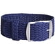 thumbnail image 1 of wonima11 14mm 16mm 18mm 20mm 22mm Solid color Woven Nylon watchbands bracelet fabric Woven Watch Strap Band Buckle belt black blue, 1 of 1