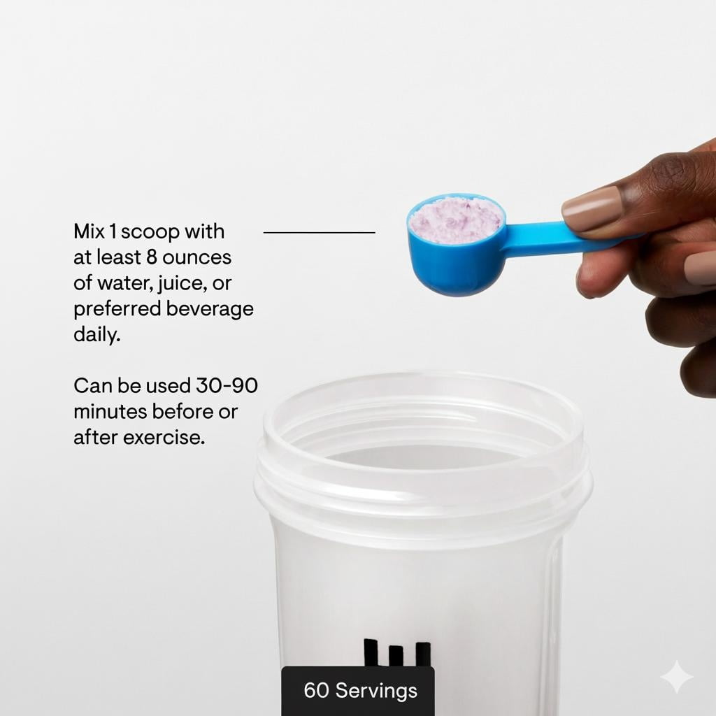 THORNE Creatine - Micronized Creatine Monohydrate Powder - Support for Muscles & Cognitive Function* - For Women & Men - Strawberry - NSF Certified for Sport - 5 g per Serving - 60 Servings