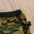 thumbnail image 4 of Seyurigaoka Baby Boys Letter Print Short Sleeve T-Shirt and Camo Long Pants, 4 of 5
