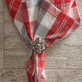 thumbnail image 4 of Split P Silver Jingle Bell Cluster Napkin Ring Set of 4, 4 of 4