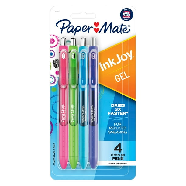 Paper Mate® InkJoy® Gel Pens, Medium Point, Assorted, 4 Pack Walmart