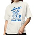 thumbnail image 2 of Smartprints Nobody's Darlin' Cowgirl Western Art Women's T-Shirt Off White, Cotton, 2XL, 2 of 4