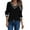 Black, variant on LEBONYARD Women's Trendy V-Neck Groove Striped Lightweight Fleece Solid Colored Long Sleeve Casual Loose Warm Fit Knitted Pullover Base Layer Sweaters