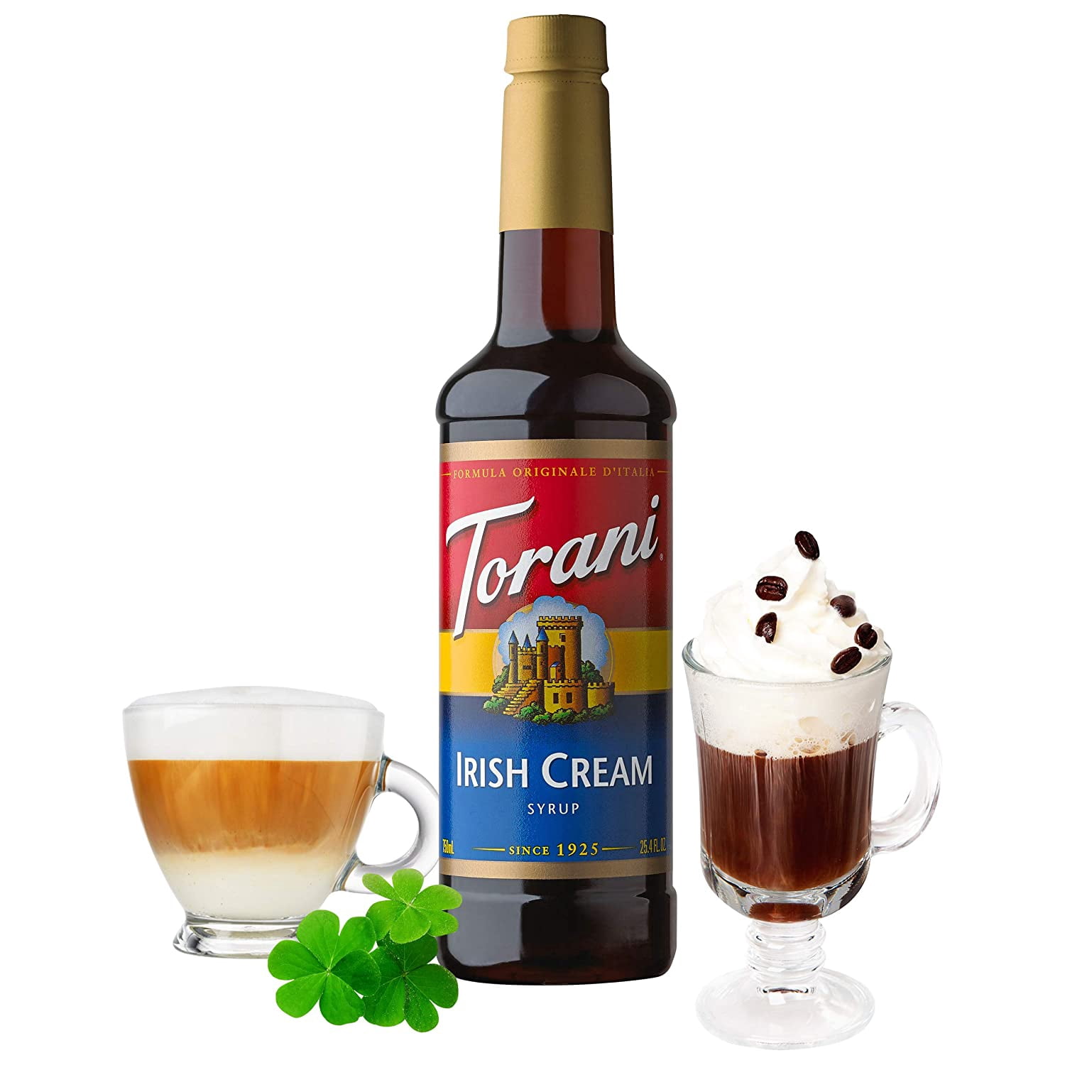 Pack of 6, Torani Irish Cream Syrup, 25.4 fl oz