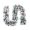White, variant on FEISHENTT 6FT Christmas Garland, Artificial Norfolk Pine Garland, Faux Greenery Garland for Mantle Fireplace Table Door