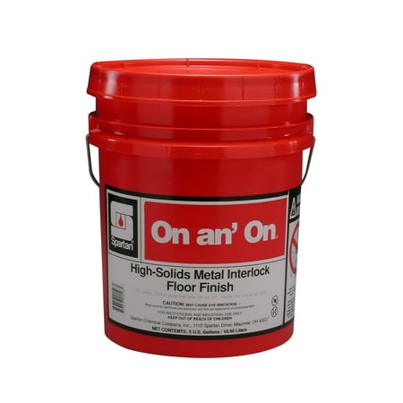 Spartan On An On Metal Interlock Floor Finish White Emulsion 5