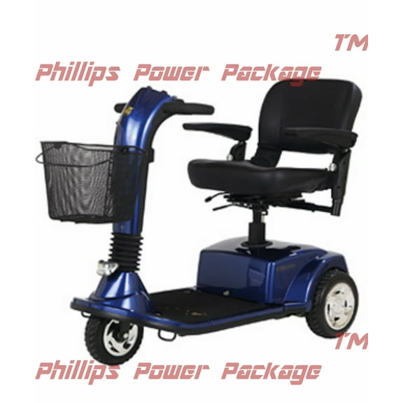 Golden Technologies - Companion - Full-Sized Scooter - 3-Wheel - Blue