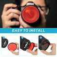 thumbnail image 4 of Uxcell 2" Lens Filter Full Red Camera Filter for Camera Photography Lens, 4 of 6