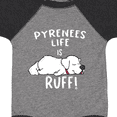 thumbnail image 4 of Inktastic Pyrenees Life is Ruff Great Pyrenees Boys or Girls Baby Bodysuit, 4 of 5