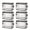 6Pc, variant on Large Heavy-Duty Thick Plastic Clear Storage Bag for Clothes, Moving & Storage, Thick Clear Storage Bags, Stackable Foldable Bins Totes Bags, With Reinforced Handles & Zipper (1PC)