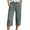 -A-Grey115, variant on FINALGANG Women Leisure Trousers Solid Color Drawstring Athletic Slacks Calf Length Stylish Pants With Pockets Suitable For Travel Workout Office Home