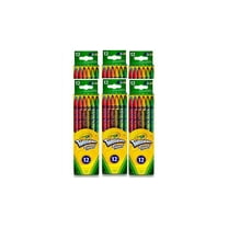 Set of 6 |Crayola Twistables Colored Pencils, 12 ct, School Supplies, Coloring Gifts for Kids, Ages 3 & up