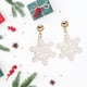 thumbnail image 5 of Pendientes navideños de moda, regalos de Navidad, joyas, animales, muñeco de nieve, oso polar. Copo de nieve, 5 of 9